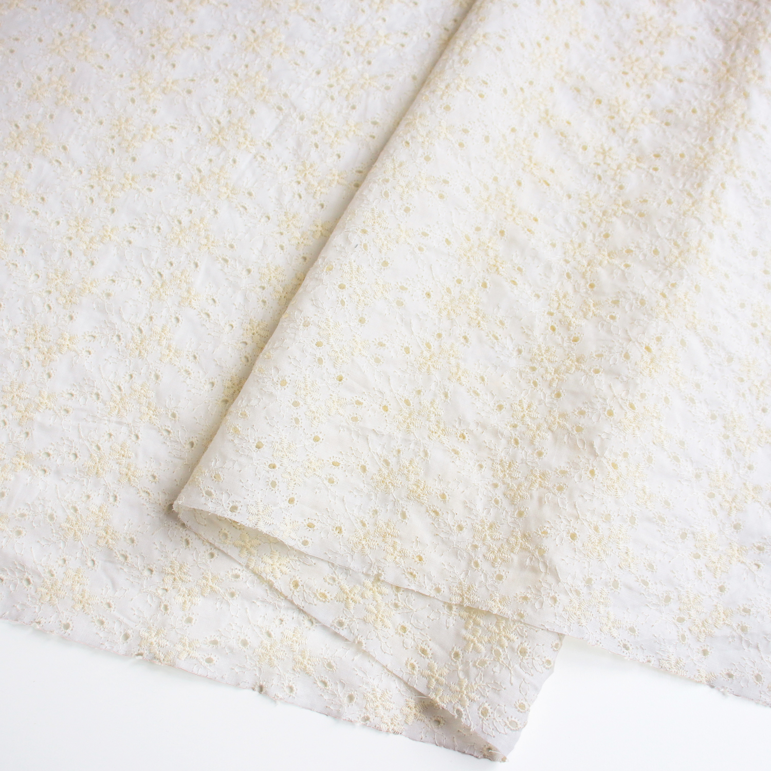 AL1105-90 cotton lace fabric, Width 100cm, 1m/unit (m)