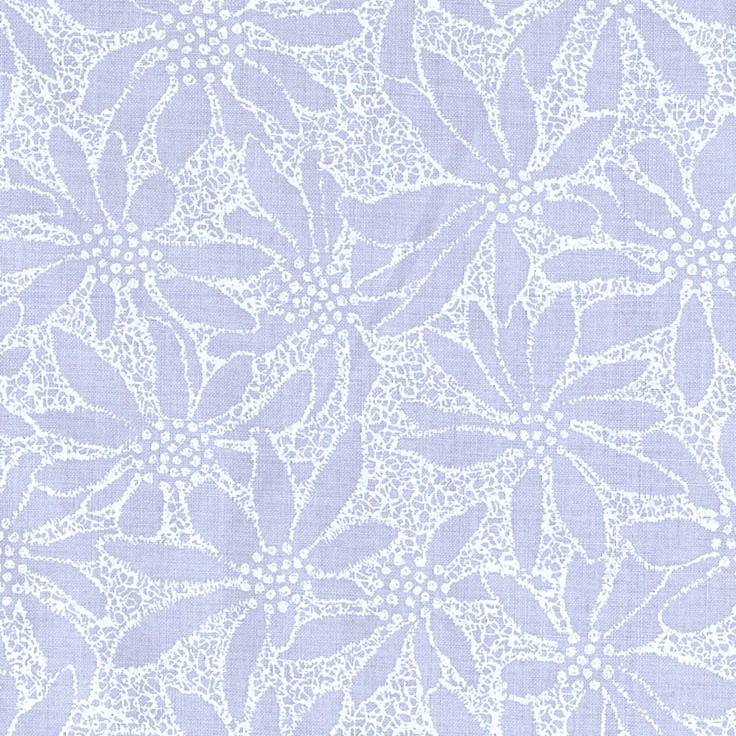 【WEB限定・原反特価】■4022-660-7D 60ローン 手描き花柄 薄紫 約110cm巾 (巻)
