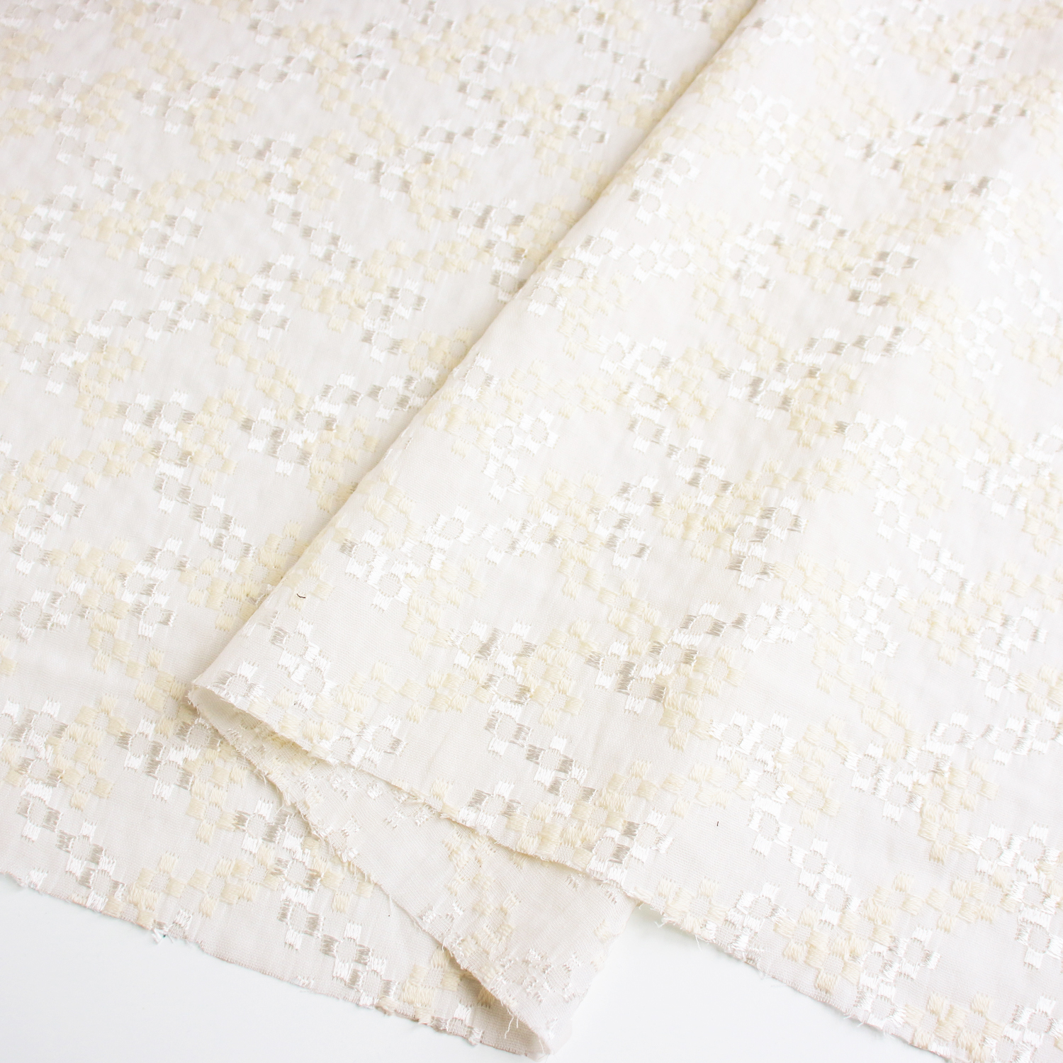 AL566-5090 cotton lace fabric, Width 100cm, 1m/unit (m)