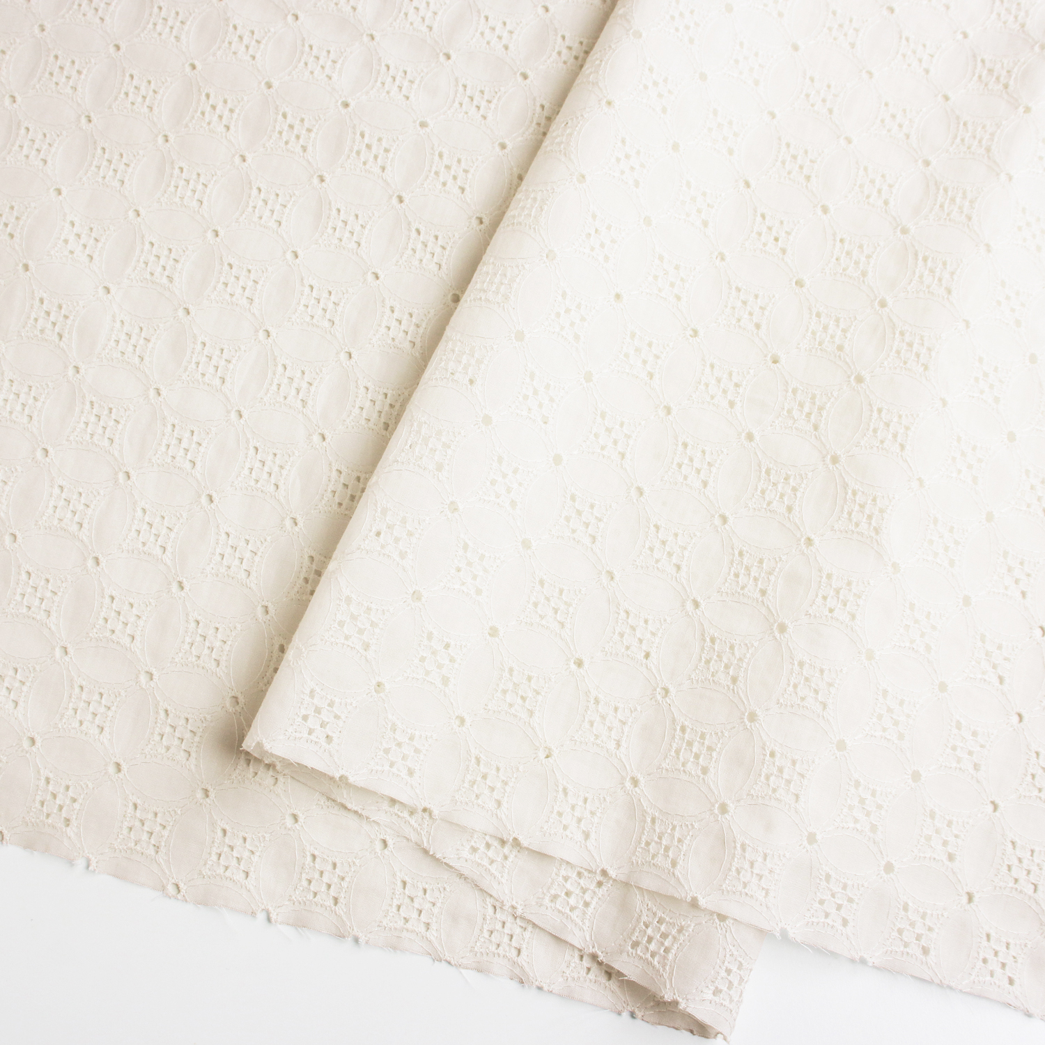 AL692-90 cotton lace fabric, Width 100cm, 1m/unit (m)