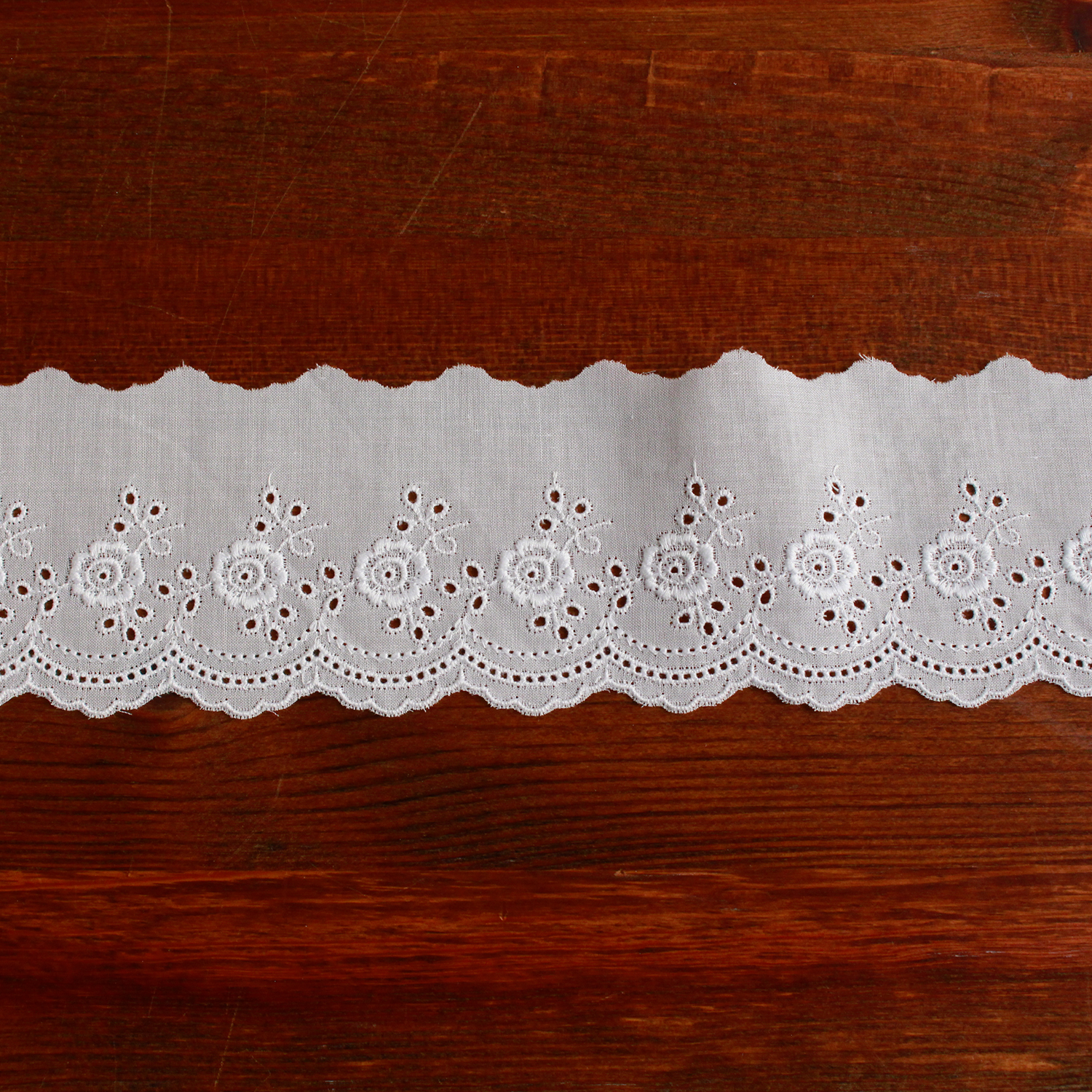 CL8013-0 Cotton Lace 6.7cm×14m (roll)