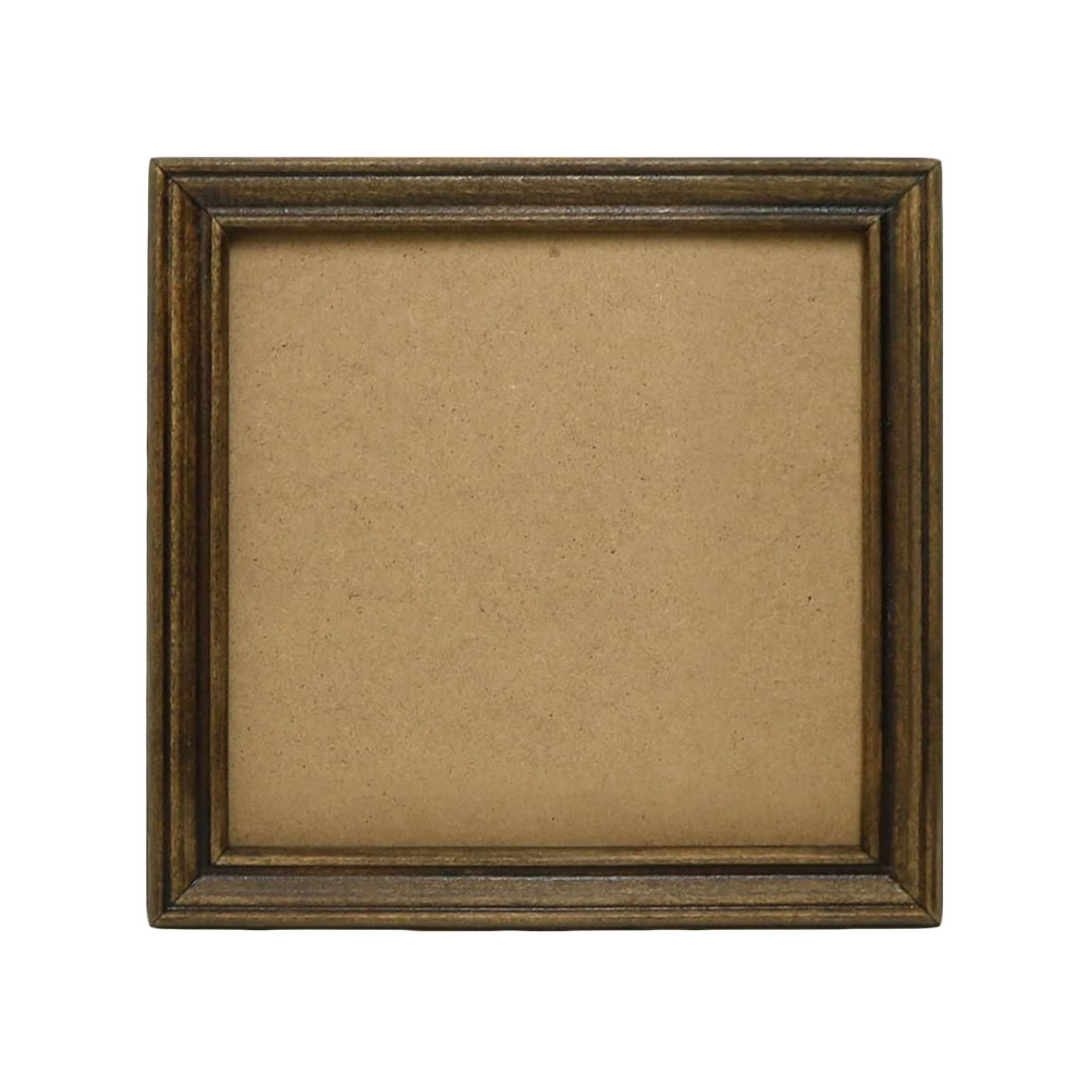 【5/11まで】CX111 クラフトフレーム ダークブラウン 16×16cm (枚)