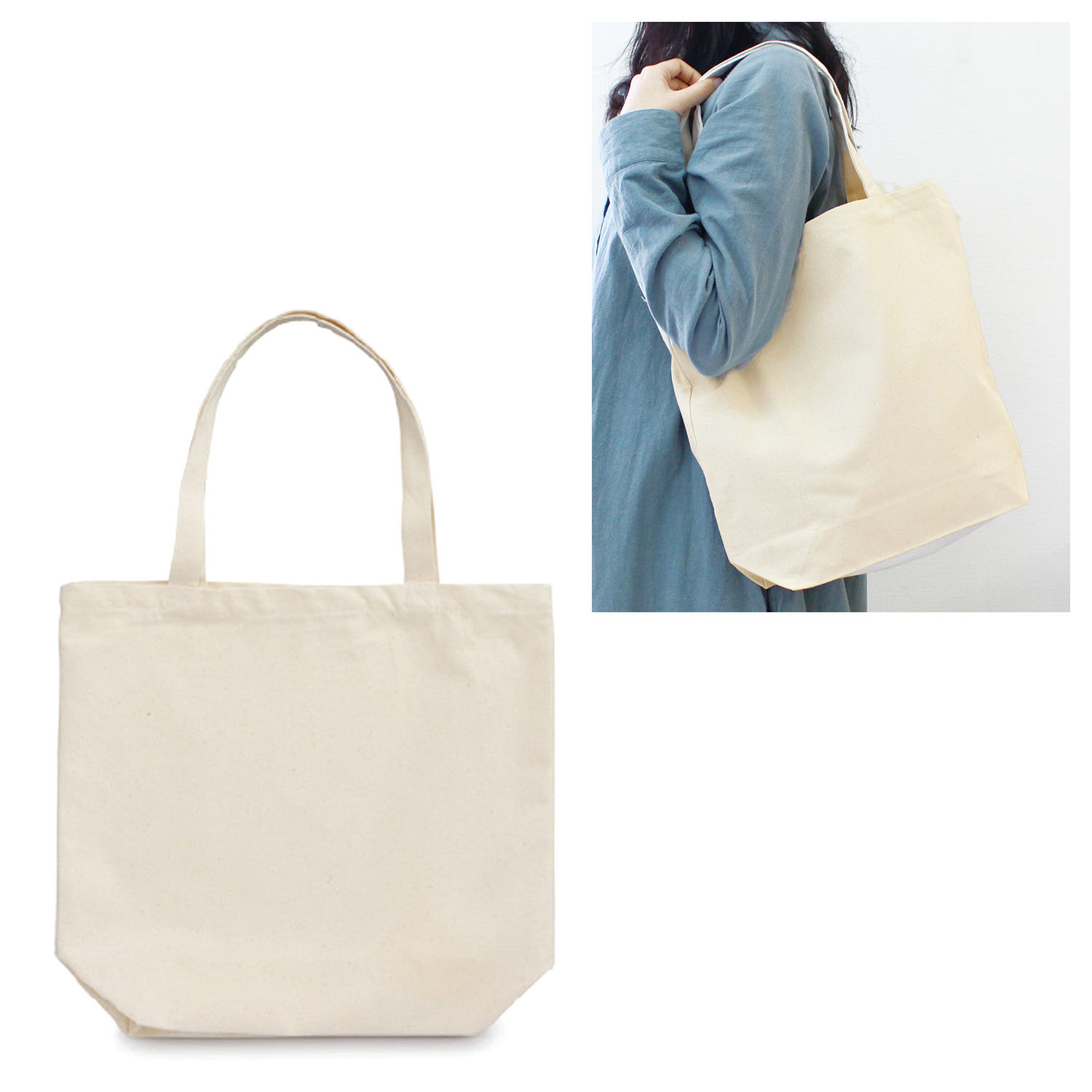 ES207 キャンバス トートバッグ [L] (枚)