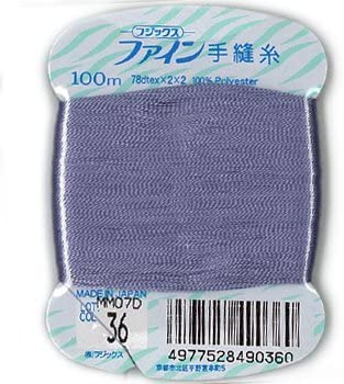FK49-36 ファイン　手縫いカード糸　40番100m巻　(個)