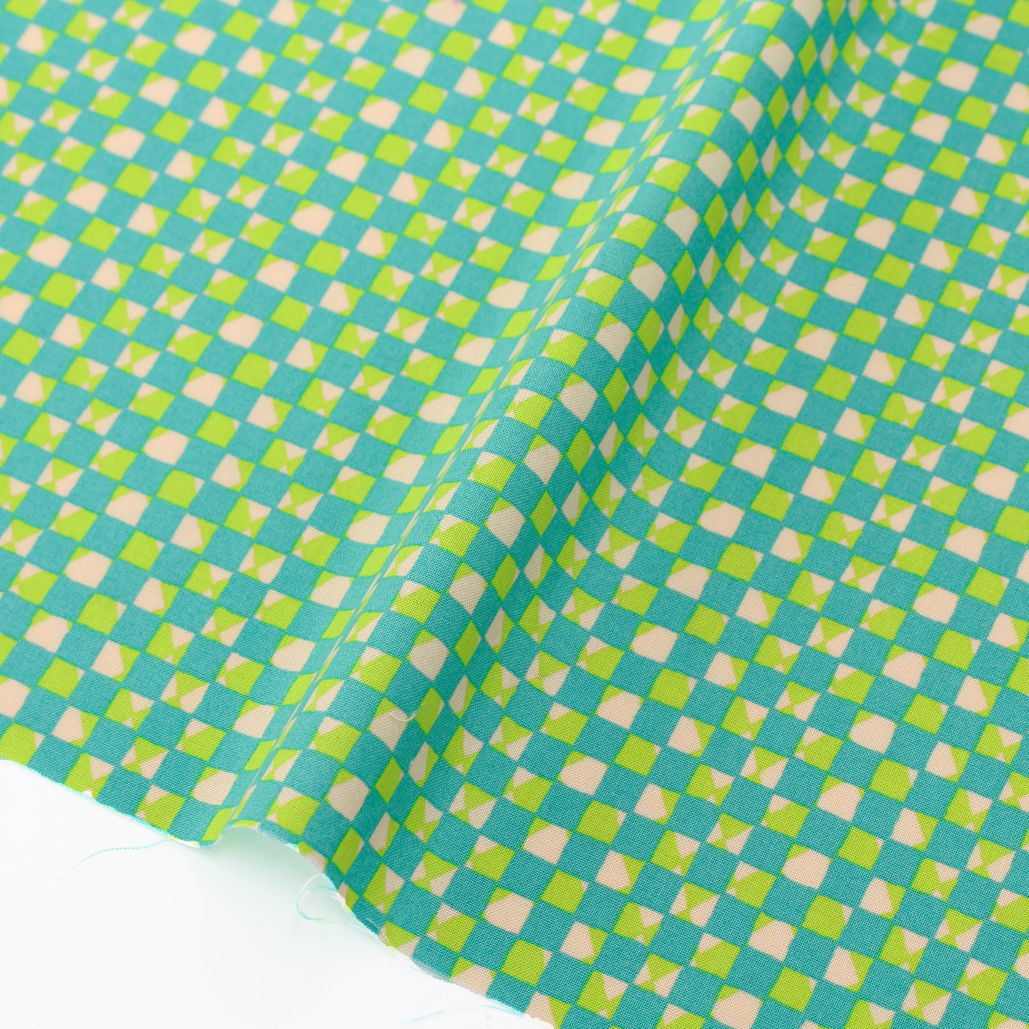 【春フェア】FSP-676 GN 千鳥 Free Spirit ナタリーレテ 巾約110cm 1m単位 (m)