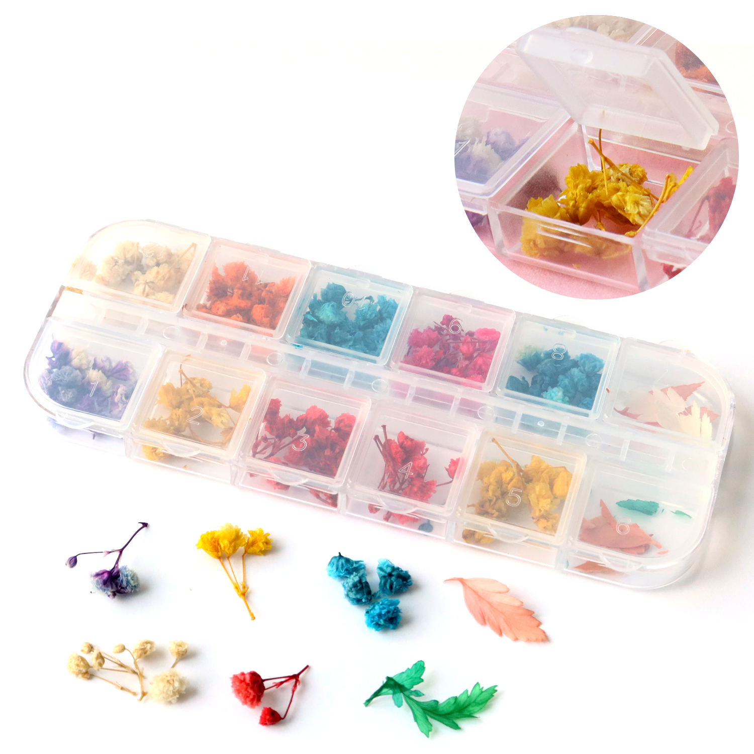 KE-FLO-C Dried Flowers Assort set Baby's-breath (pack)