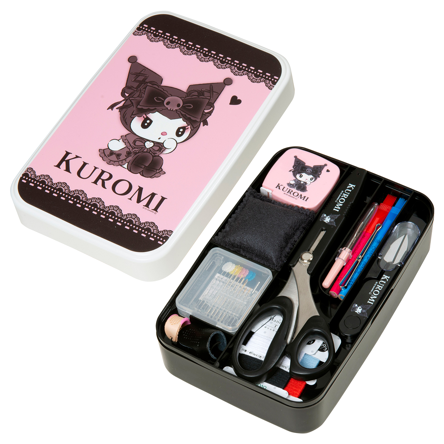 MIS1841 Kuromi sewing set thin type (pcs)