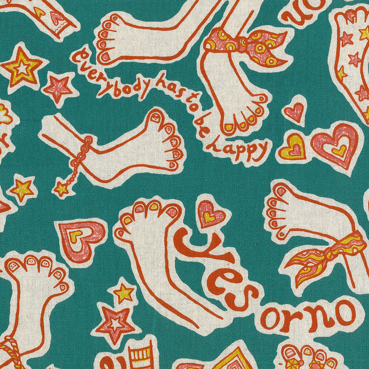 【WEB限定・原反特価】■MY061-D フット グリーン 綿麻キャンバス 巾約110cm 原反 (巻)