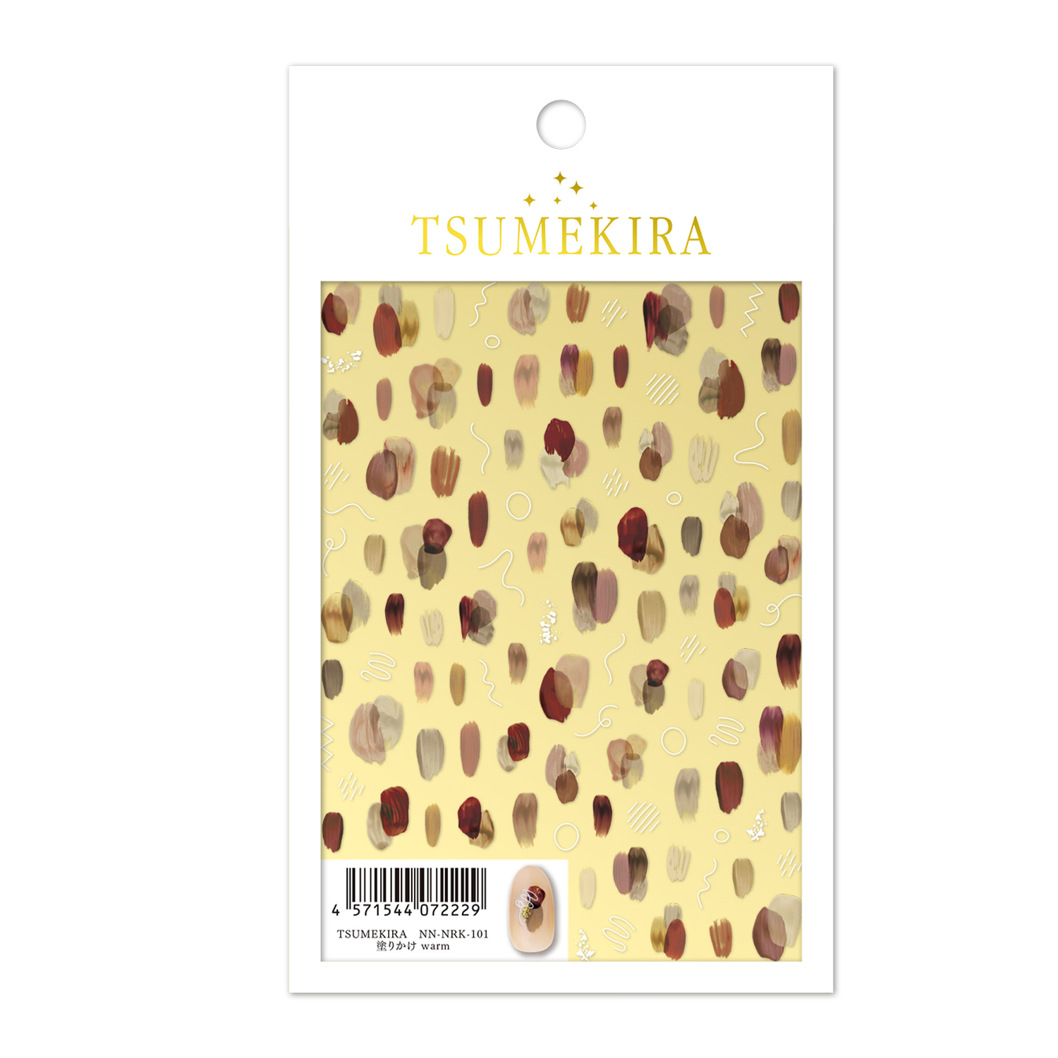 【お取り寄せ・返品不可】NN-NRK-101 TSUMEKIRA「ツメキラ」 塗りかけ warm (枚)