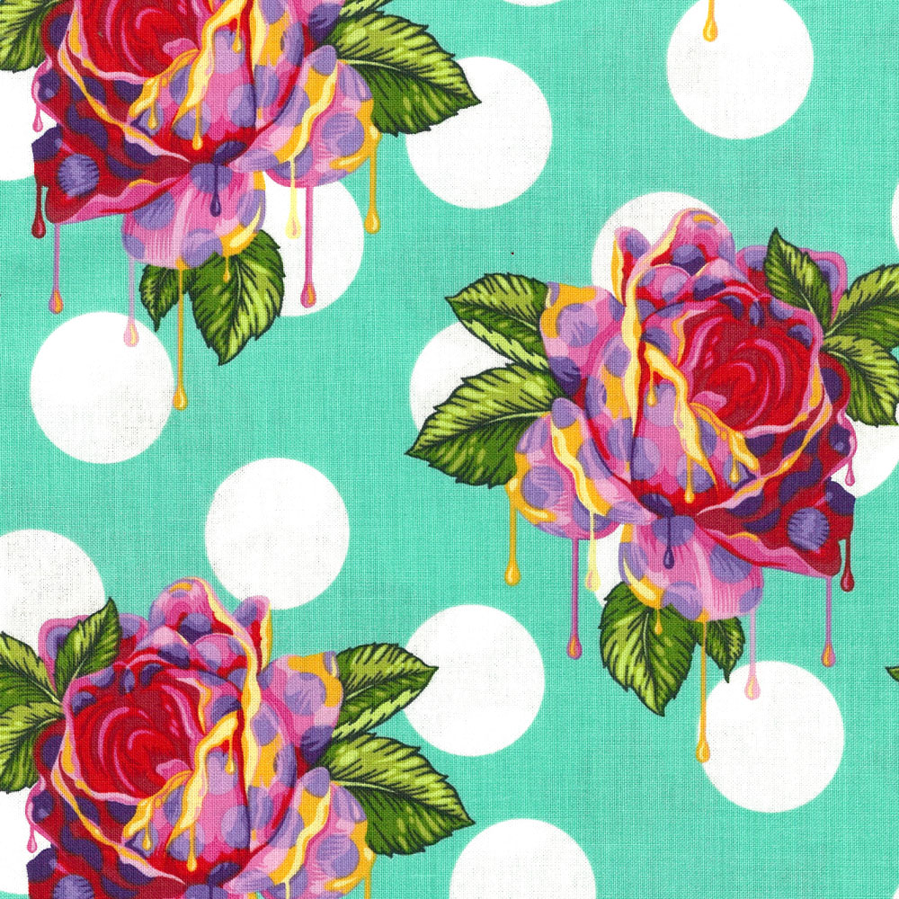 Pwtp161 Wonder ドット 薔薇 グリーン地 Freespirit Fabrics フリースピリット Tula Pink チュラ ピンク Usaプリント 巾約110cm 1m単位 M Chuko Online Pwtp161 Wonder ドット 薔薇 グリーン地 Freespirit Fabrics フリースピリット Tula Pink チュラ ピンク Usaプリント 巾約110cm 1m単位 M Chuko Online