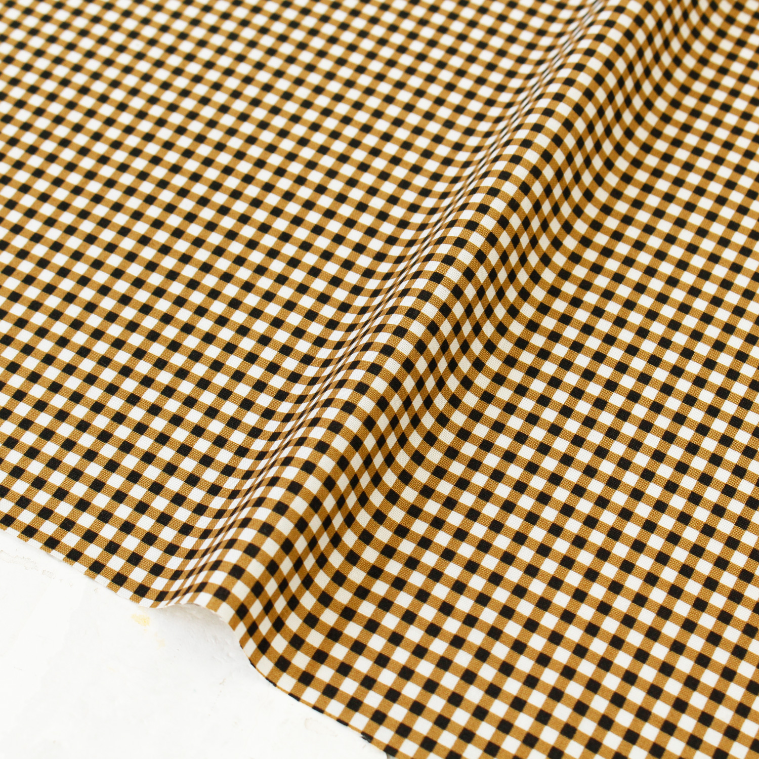 【春フェア】ROB20014-167 ギンガムチェック チョコレート ROBERT KAUFMAN ロバートカフマン USAプリント 1m単位 (m)