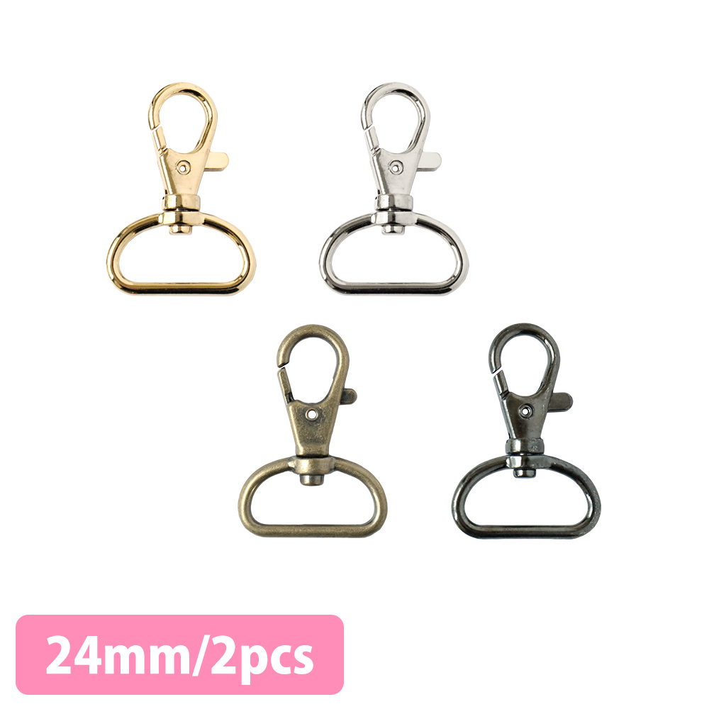 S27-601～604-2P Swivel Hooks Lobster Clasps 24mm 2pcs (pack)