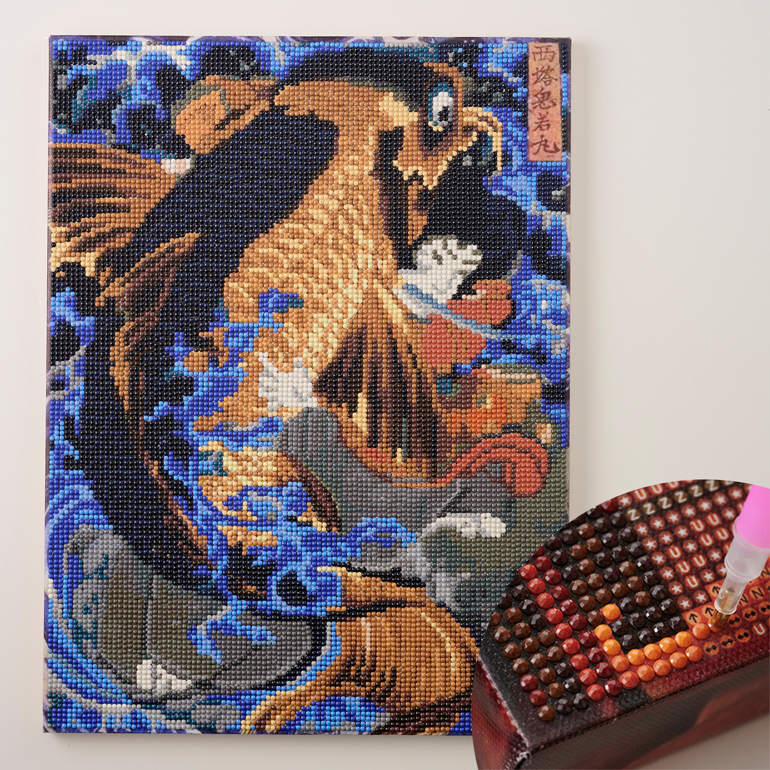 T10-4843 Diamond Painting, Ukiyo-e Collection, beads kit (pack)