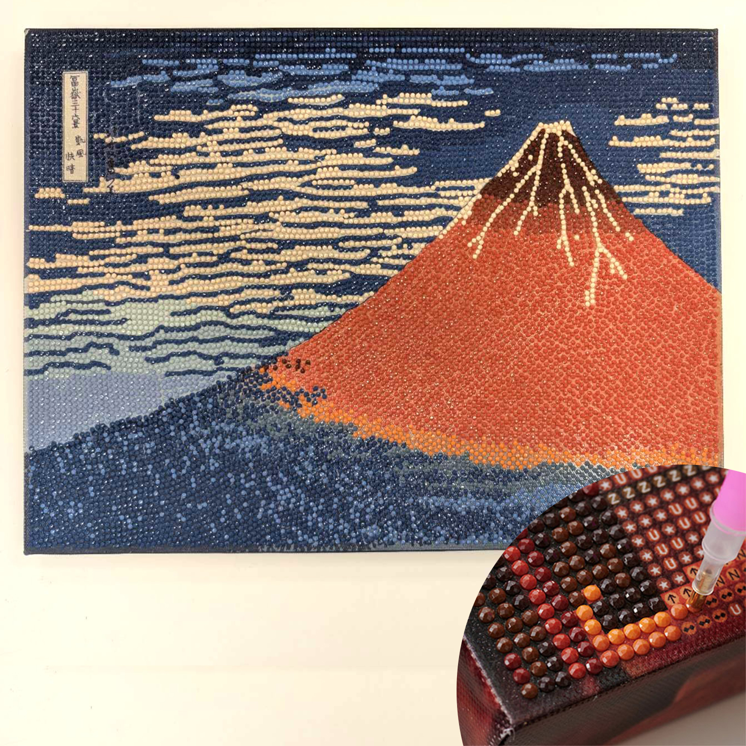 T10-4848 Diamond Painting, Ukiyo-e Collection, beads kit (pack)