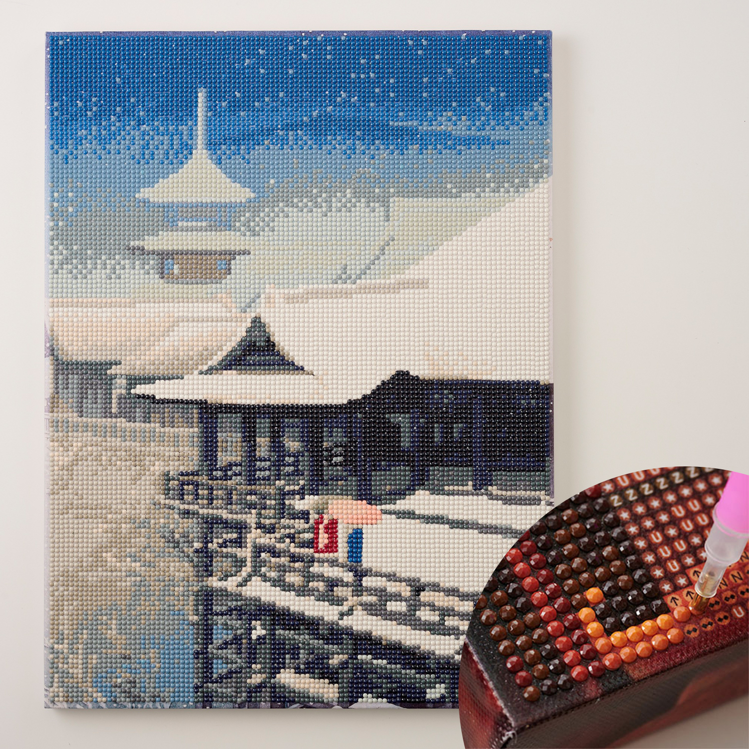 T10-4852 Diamond Painting, Ukiyo-e Collection, beads kit (pack)