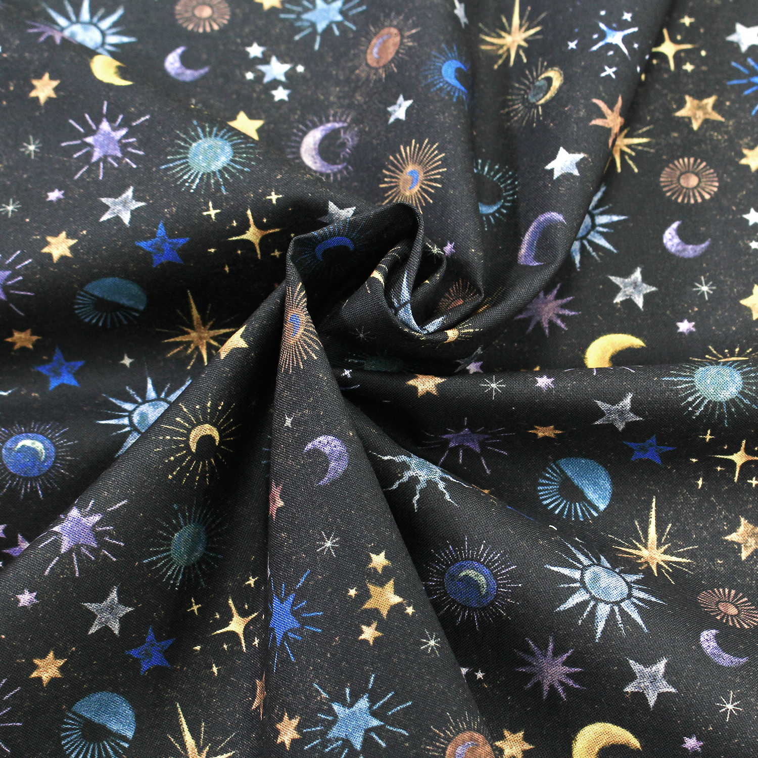 15％OFF】【1211新柄】TIME2879-B 太陽 月 星 グレー地 TimeLess