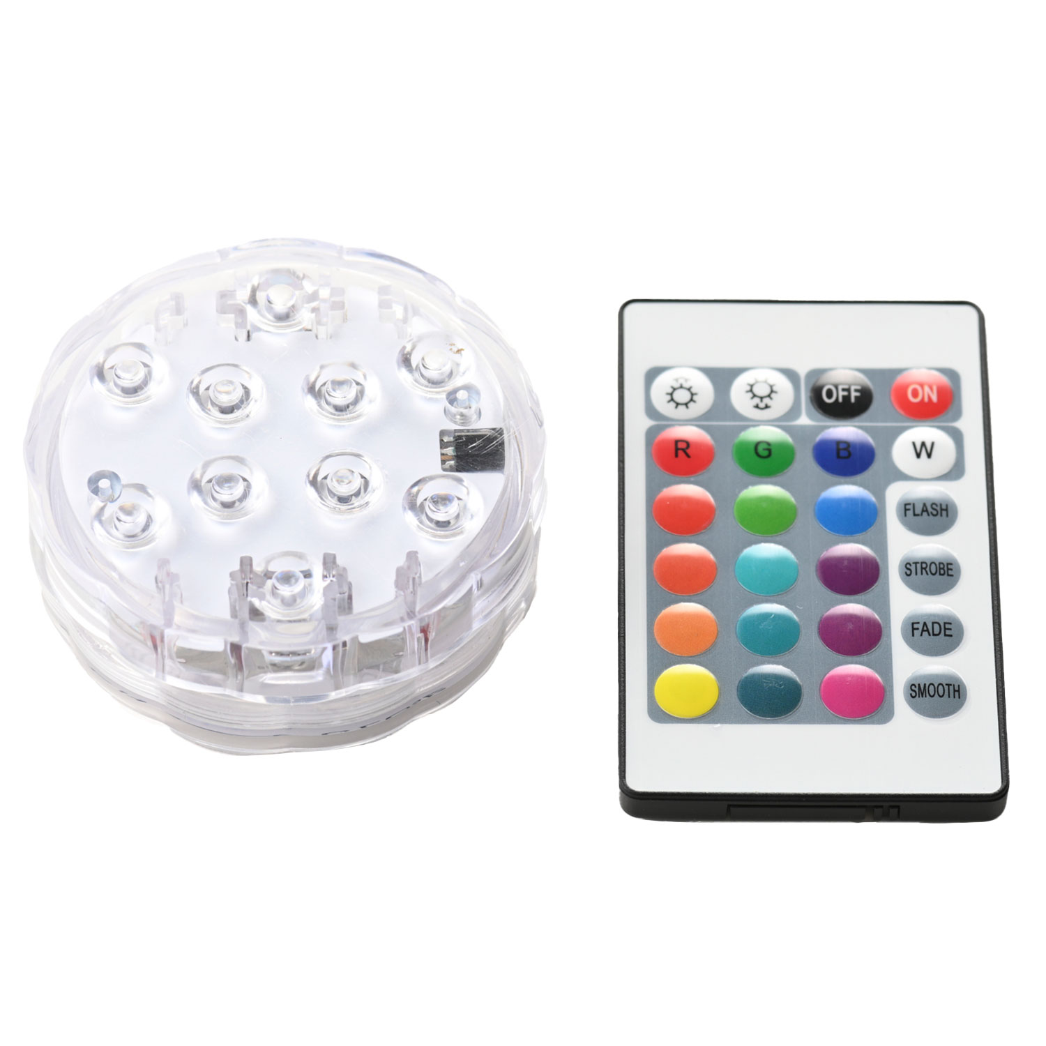 T10-3117《Glass Mosaic Art》 LED light 16 colors, gradation, flashing/with remote control (set)