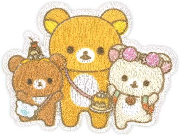 RK550-RK56 パイオニア【Rilakkuma】リラックマ ワッペン 幅 約