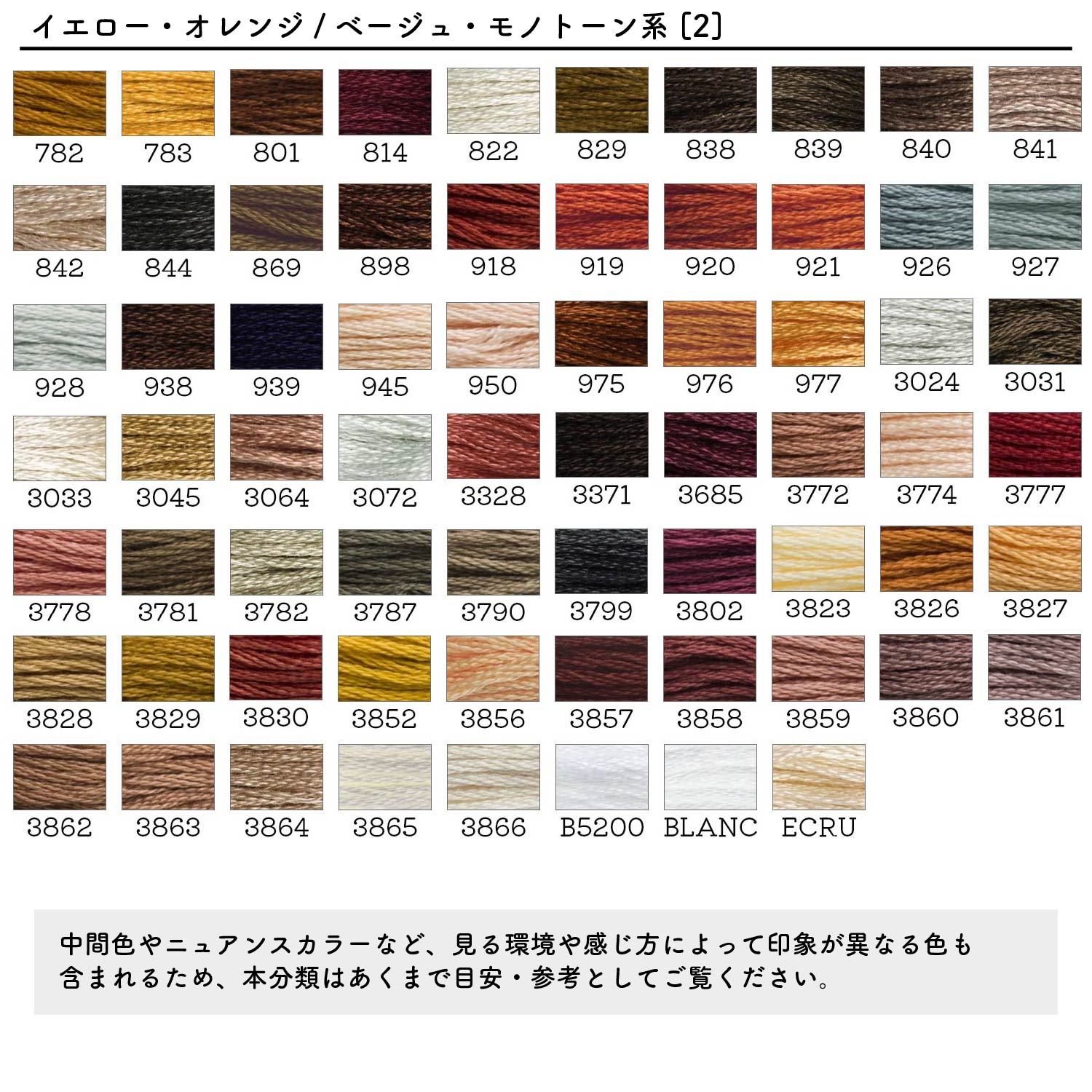 DMC25 DMC Embroidery Thread #25 [Color: 334-718] 1pcs (pcs) 6