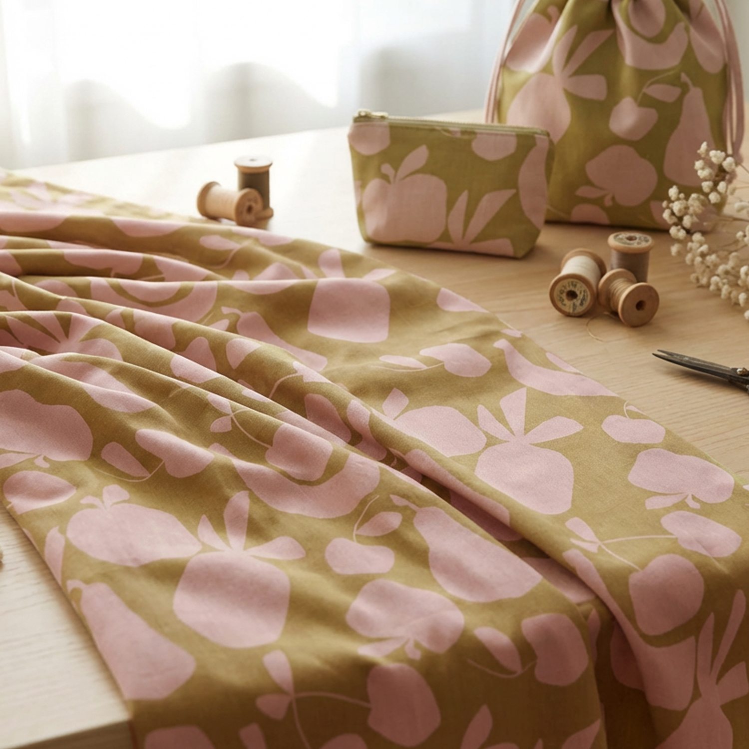 ■MEB-8R-C2 MAISON,bornne BENEBENE ローン 巾約138cm 原反約8m (巻)