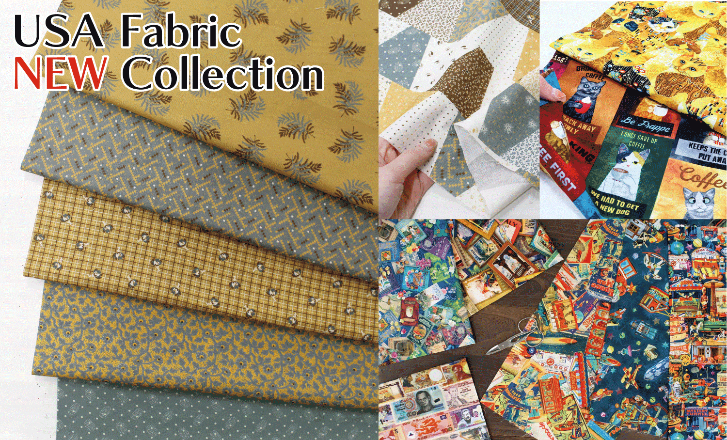 USA fabric NEW Collection「手芸材料の卸売りサイトChuko Online」