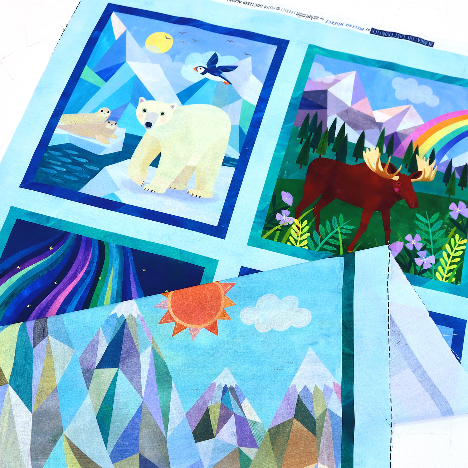 【0428新柄】MICH12549-M パネル 動物 イラスト USAシーチングプリント Michael Miller マイケルミラー 60cmパネル (枚)