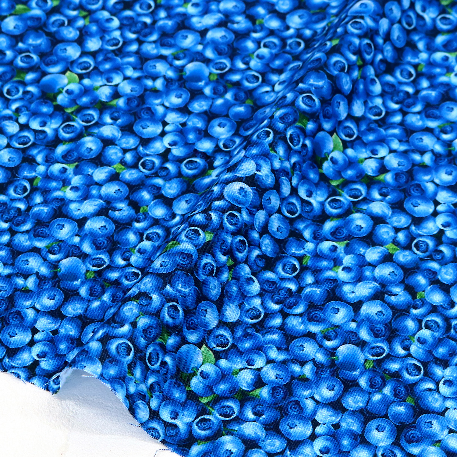 【0428新柄】TIME1748-B ぎっしりブルーベリー リアルフルーツ USAシーチングプリント TIMELESS TREASURES タイムレストレジャー 1m単位 (m)