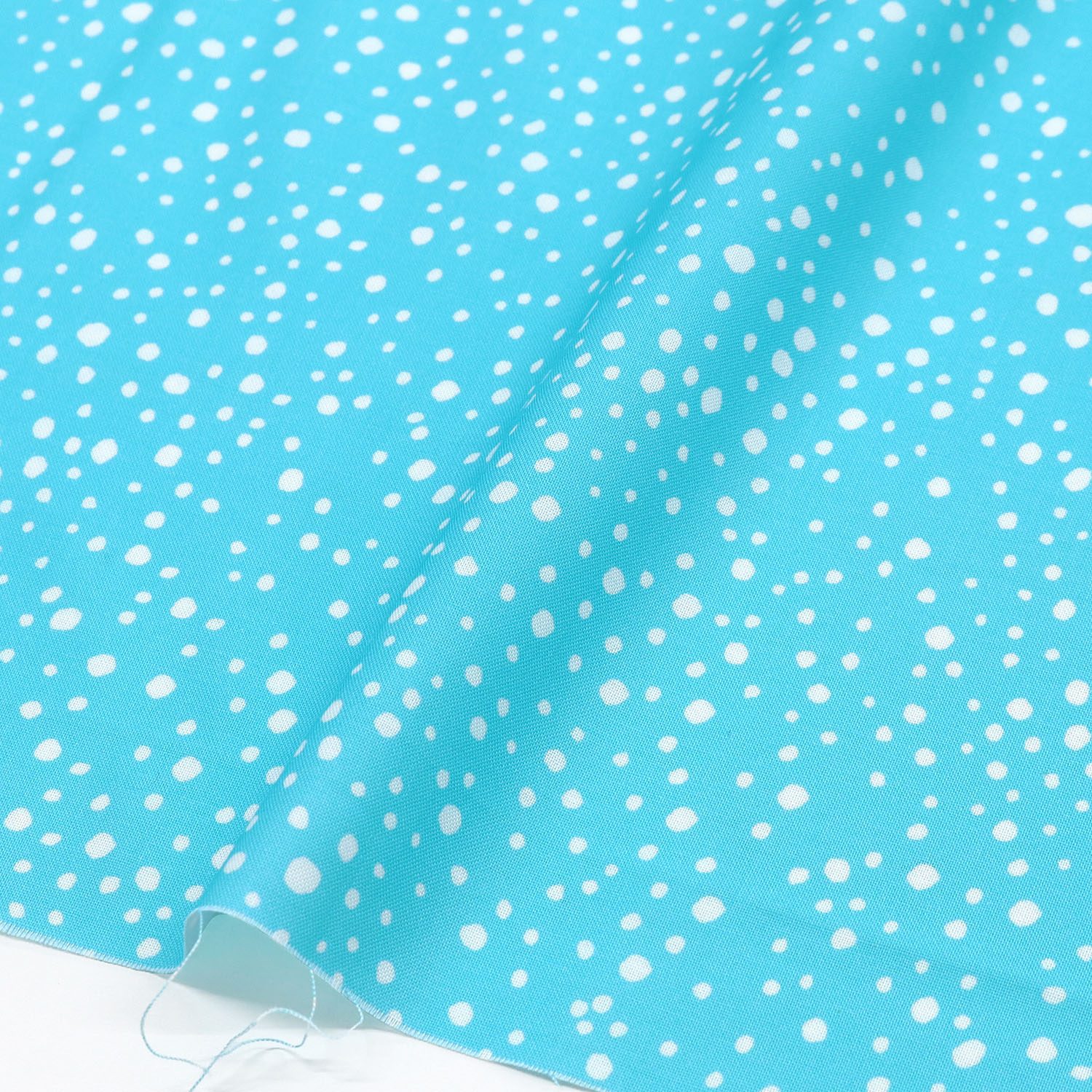 【2609再入荷】LORA692-760 ターコイズ ドット Loralie Designs ローラライデザインズ 1m単位 (m)