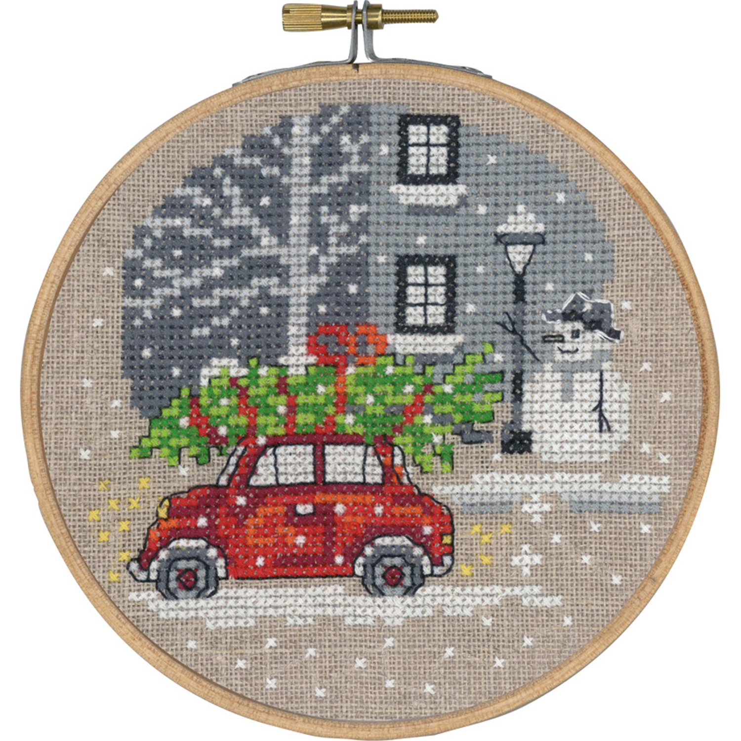 PMN13-8240 PERMIN Embroidery Kit Red Fiat (個)