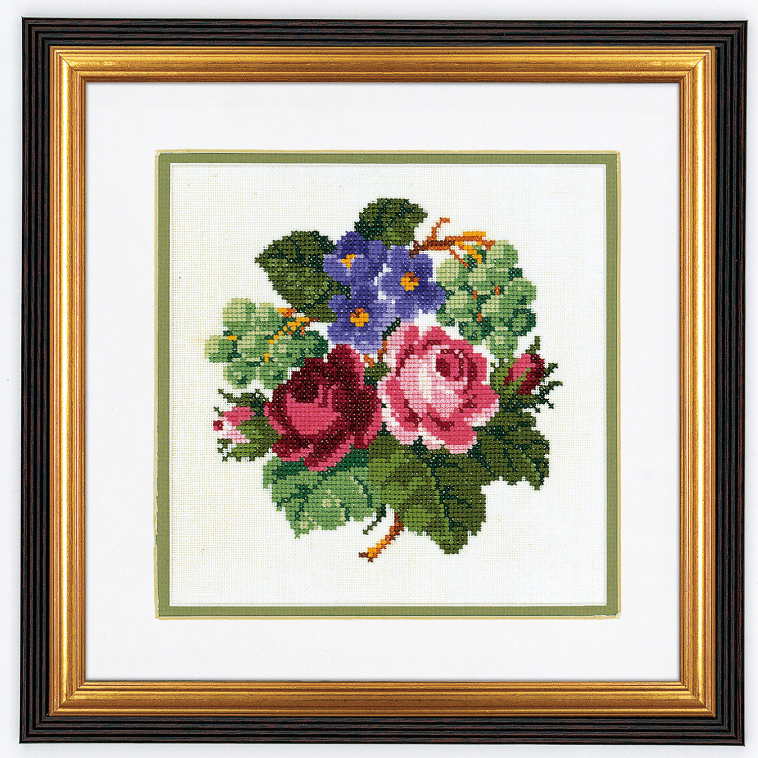 PMN14-194 PERMIN Embroidery Kit Roses & grapes (個)