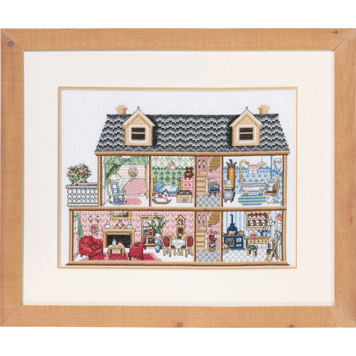 PMN92-7435 PERMIN 刺しゅうキット Antique dollhouse (個)