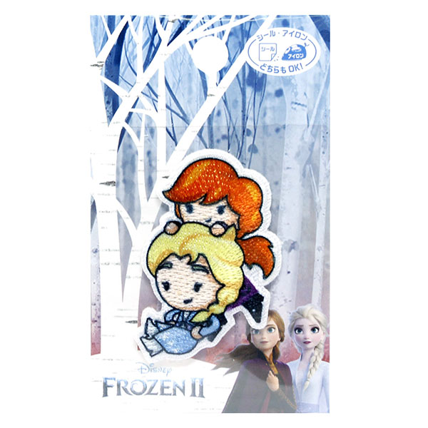 MY4501-MY473 (C)Disney FROZEN アナと雪の女王2 「アナ&エルサ」 アイロン・シール両用 ワッペン (枚)