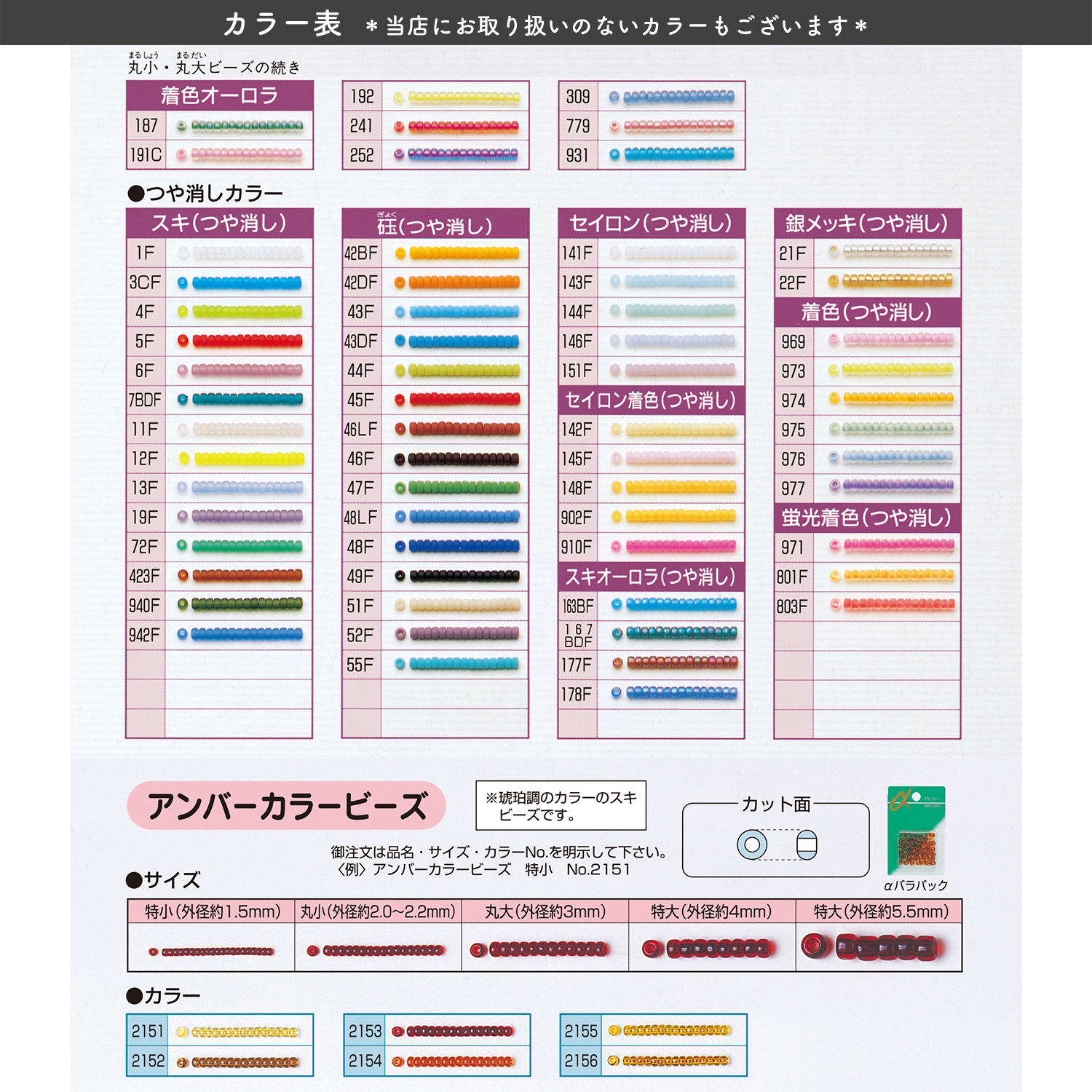 MLB-BA バラビーズ 丸大 約7g [No.1～261] (枚) 2