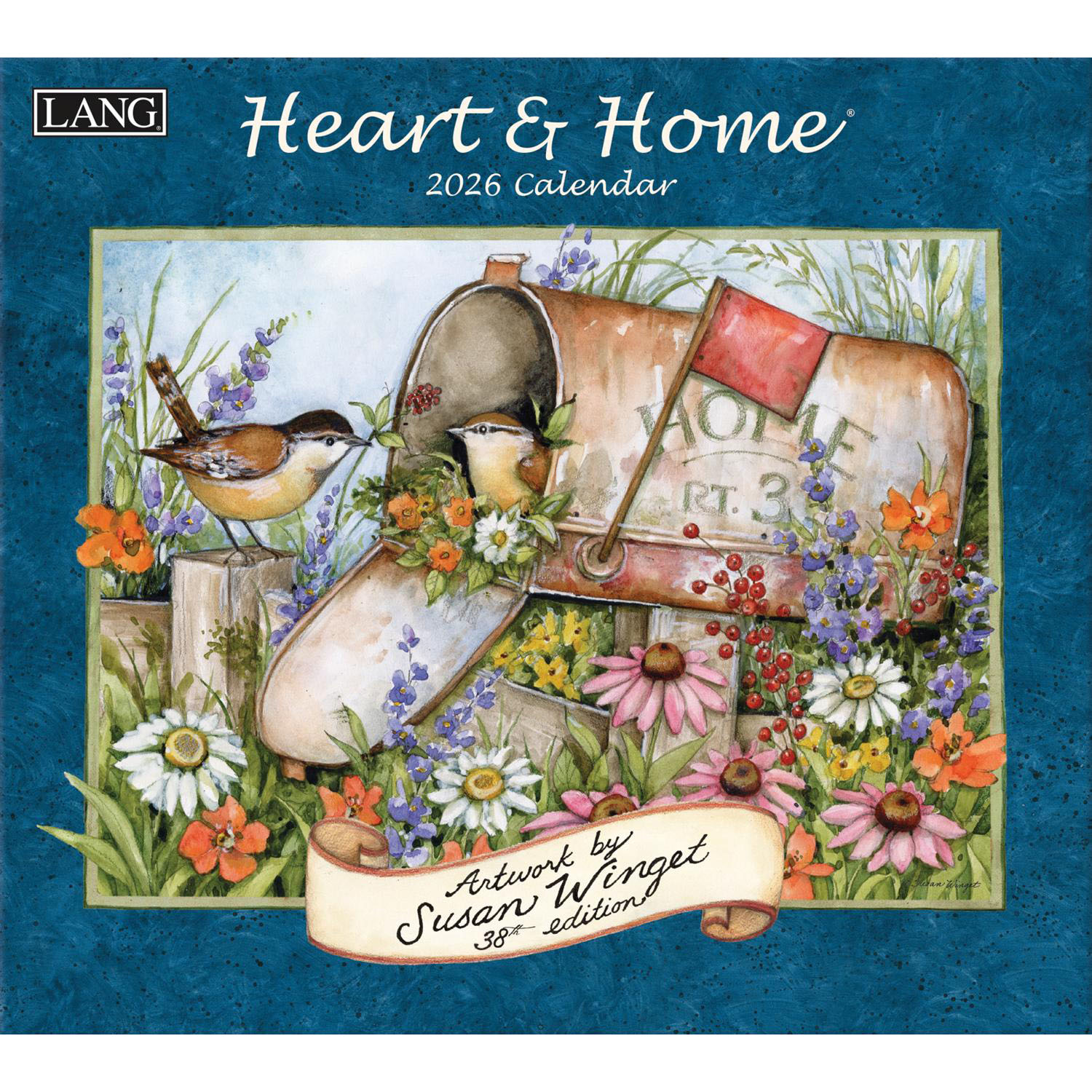 【予約販売】US5001 LANG HEART&HOME 2026 壁掛けカレンダー USA製 (冊)