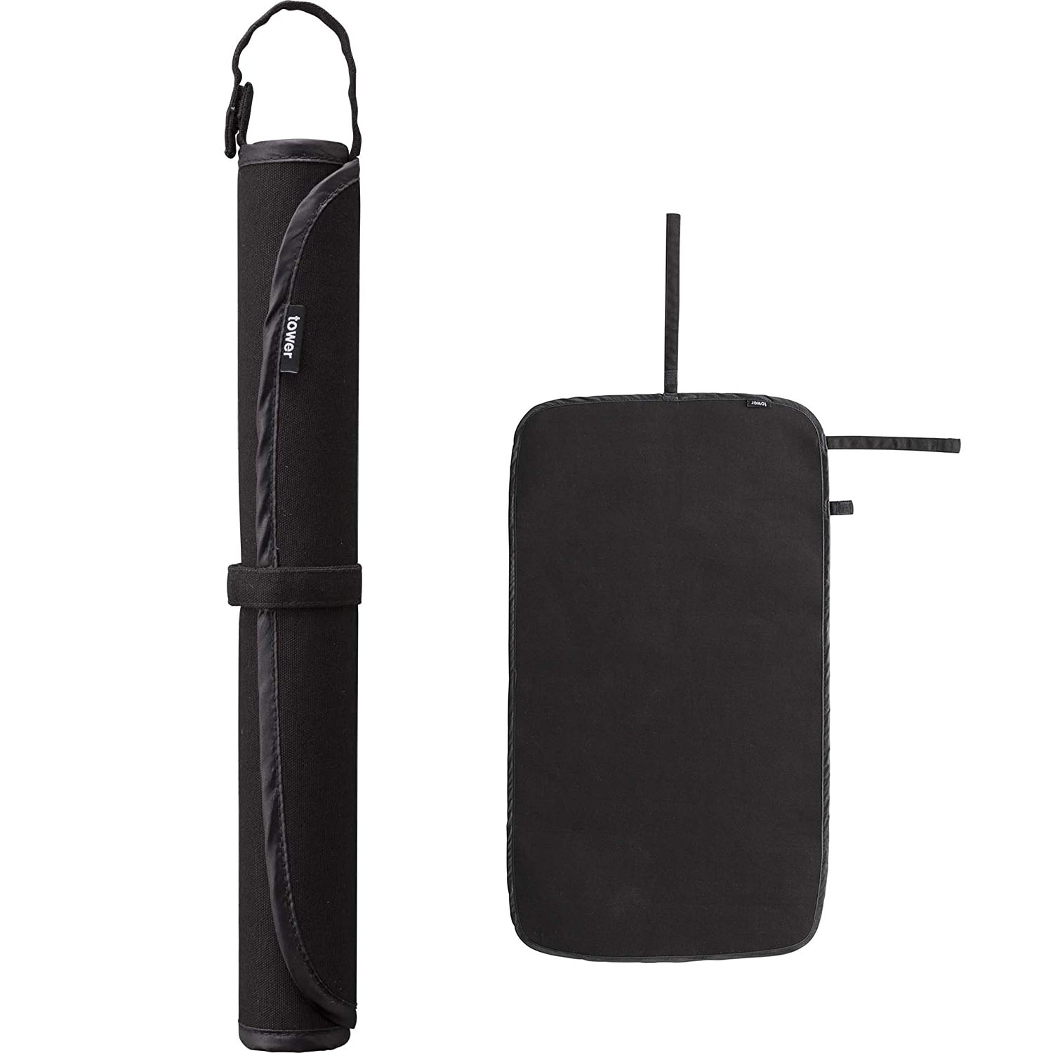 YJ3358 "tower" Rollable Ironing Mat, Black (pcs)
