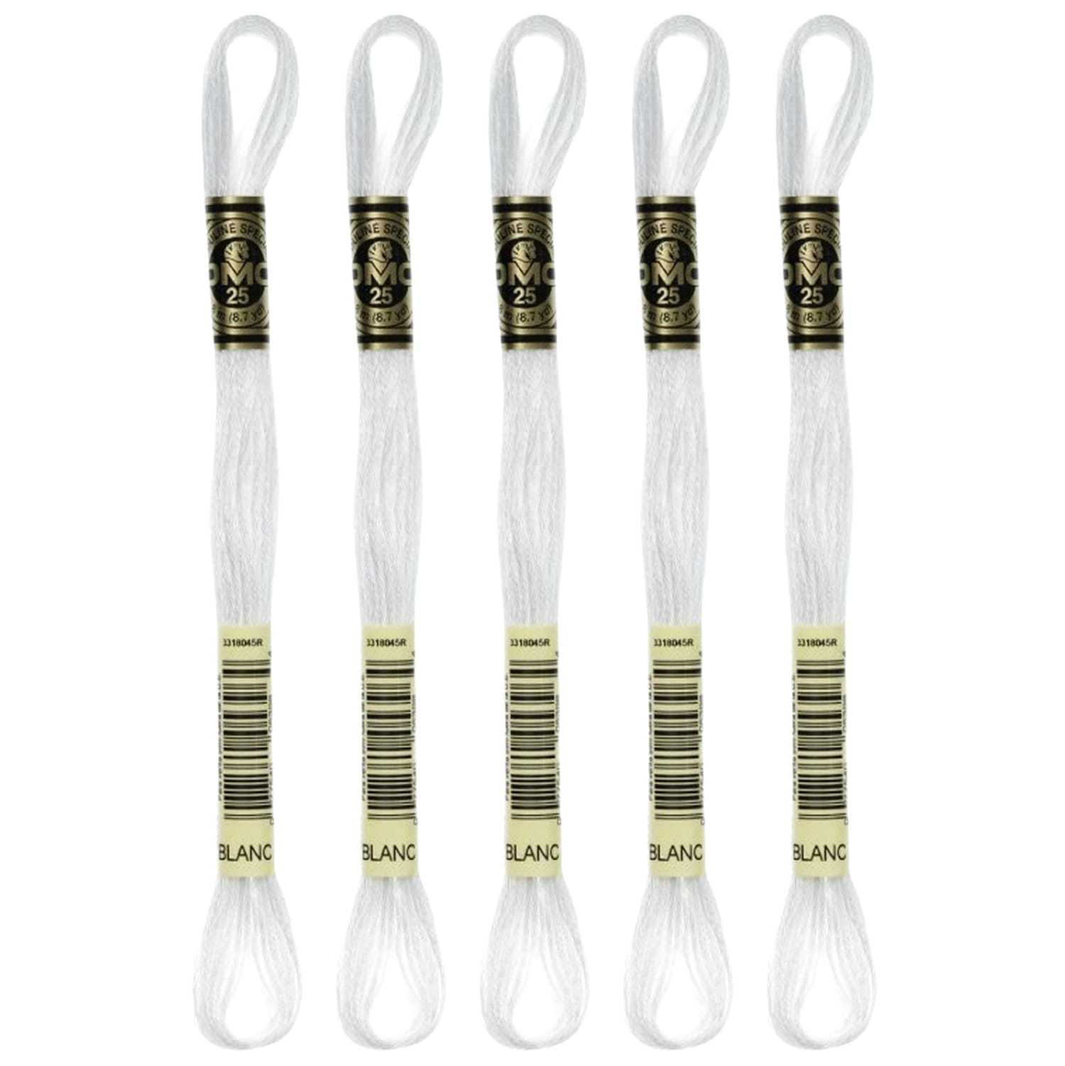 DMC25番刺しゅう糸 BLANC