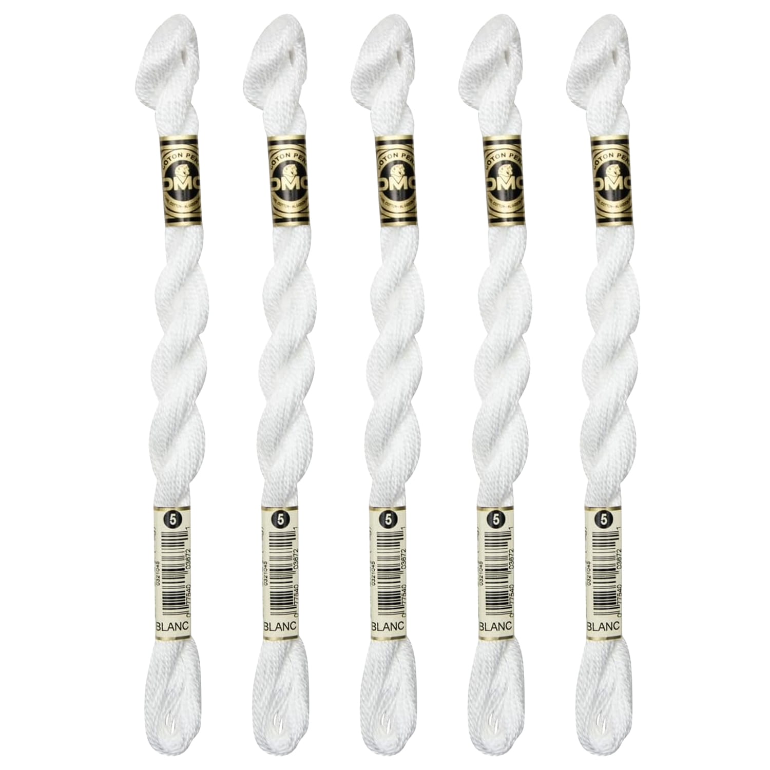 DMC5番刺しゅう糸 BLANC