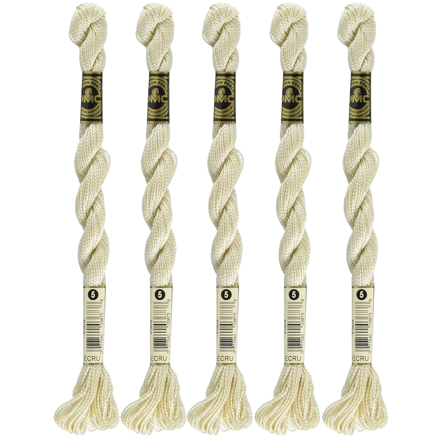 DMC5番刺しゅう糸 ECRU
