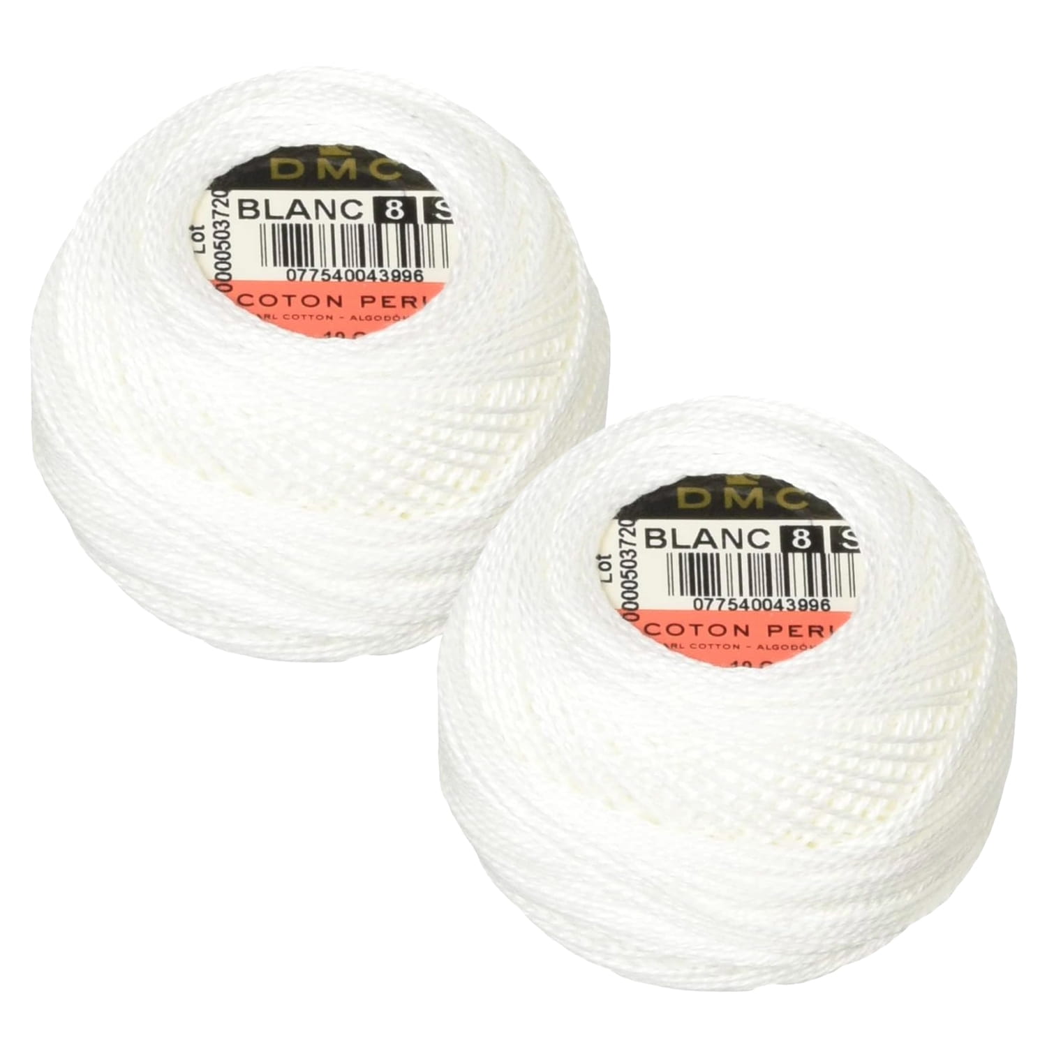 DMC8番刺しゅう糸 BLANC