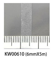 KW00610 透明ゴム 平タイプ  巾6mm×5m巻 クリアー (個)