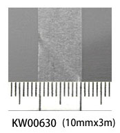 KW00630 透明ゴム 平タイプ  巾10mm×3m巻 クリアー (個)
